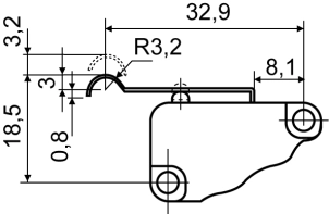 Микровыключатель V-15-41C25 №4