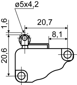 Микровыключатель V-15-51C25 №4