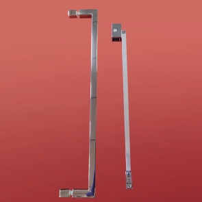 Шторки стеклянные на ванну Koer SR BS04-95x140-TR-01 прозрачное стекло 6мм, хром (KR5403) №17