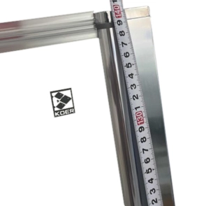 Шторки скляні на ванну Koer SR BS05-90x140-TR-01 прозоре скло Easy Clean 6мм, хром (KR5372 №5