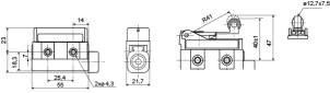 Микровыключатель D4MC-2020 №3