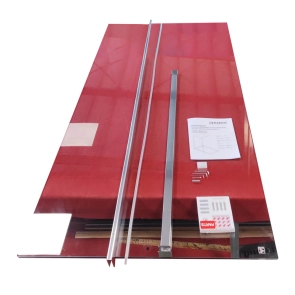 Душевая перегородка Koer SR SP01-90x200-TR-01 Walk-In прозрачное стекло Easy Clean 8мм, хром (KR539 №5