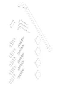 Душевая перегородка Koer SR SP01-90x200-TR-01 Walk-In прозрачное стекло Easy Clean 8мм, хром (KR539 №21