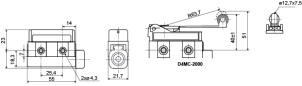 Микровыключатель D4MC-2000 №4