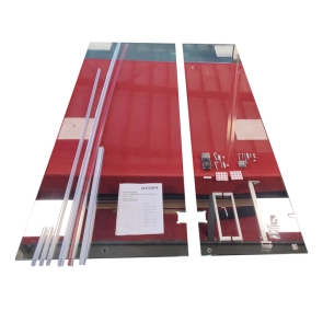 Дверь в нишу Koer SR SD04-120x200-TR-07 прозрачное стекло Easy Clean 10мм, графит (KR5388) №9