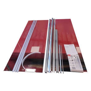 Дверь в нишу Koer SR SD05-140x200-TR-01 прозрачное стекло Easy Clean 6мм, хром (KR5406) №12