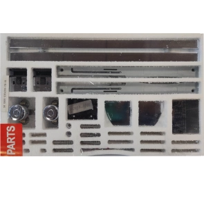 Дверь в нишу Koer SR SD05-140x200-TR-01 прозрачное стекло Easy Clean 6мм, хром (KR5406) №16