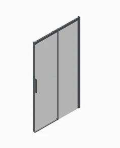 Дверь в нишу Koer SR SD05-140x200-TR-01 прозрачное стекло Easy Clean 6мм, хром (KR5406) №25