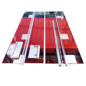 Двері в нішу Koer SR SD01-140x200-TR-01 прозоре скло Easy Clean 8мм, хром (KR5380) №2