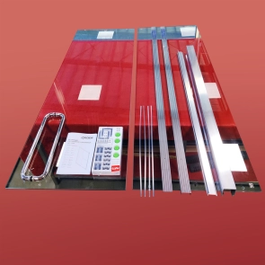 Двері в нішу Koer SR SD03-140x200-TR-01 прозоре скло Easy Clean 8мм, хром (KR5385) №22