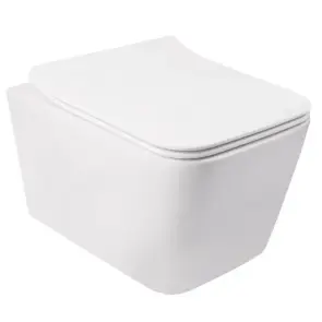 Унітаз підвісний Mixxus QUADRO-0304-R 520x360x365mm, система змиву RIMLESS (MI6707) №1