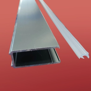 Дверь в нишу Koer SR SD01-120x200-TR-07 прозрачное стекло Easy Clean 8мм, графит (KR5378) №4