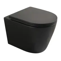 Унитаз подвесной Mixxus Premium BEVEL-0304-T1 BLACK 480x360x360mm сист. смыва TORNADO 1.0 (MP6677)
