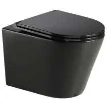 Підвісний унітаз Mixxus Premium BEVEL-0301-T3 BLACK 515х355х365mm, система змиву TORNADO 3.0 (MP659