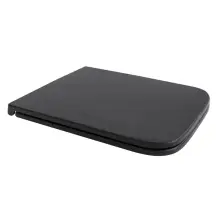 Сидіння-кришка для унітазу Mixxus Premium SEAT COVER QUADRO-2001 BLACK з мікроліфтом 427х344х39mm (