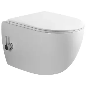 Унитаз-биде подвесной Mixxus Premium ELLIPSE-1301-R 500x365x350mm система смыва RIMLESS (MP6659) №1