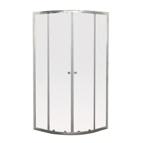 Душова кабіна без піддону Mixxus Premium DIVERSE SC01-90x90x195-TR Chrome прозоре скло 5мм (M №4