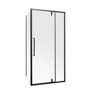 Душевая кабина Без поддона Mixxus Premium BEVEL SC01-100x80x195-TR Black прозрачное стекло 6мм (MI6 №1