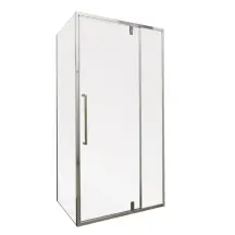 Душова кабіна без піддону Mixxus Premium BEVEL SC01-100x80x195-TR Chrome прозоре скло 6мм (MI