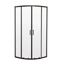Душова кабіна без піддону Mixxus Premium DIVERSE SC01-90x90x195-TR Black прозоре скло 5мм (MI