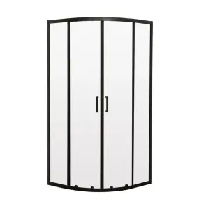 Душова кабіна без піддону Mixxus Premium DIVERSE SC01-90x90x195-TR Black прозоре скло 5мм (MI №1