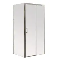 Душова кабіна без піддону Mixxus Premium DIVERSE SC03-100x80x195-TR Chrome прозоре скло 6мм (
