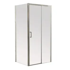 Душова кабіна без піддону Mixxus Premium DIVERSE SC03-120x80x195-TR Chrome прозоре скло 6мм ( №1