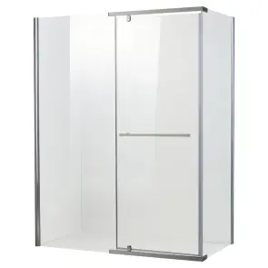Душова кабіна без піддону Koer SR SC01-120x80x200-TR-01 прозоре скло Easy Clean 8мм, хром (KR №1