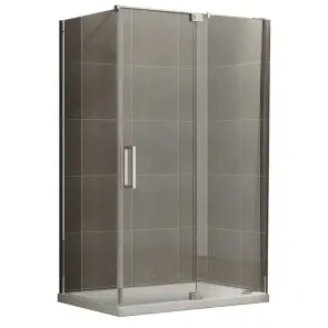 Душова кабіна без піддону Koer SR SC02-120x90x200-TR-01 прозоре скло Easy Clean 8мм, хром (KR №1