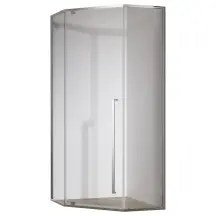 Душова кабіна без піддону Koer SR SC06-90x90x200-TR-01 прозоре скло Easy Clean 8мм, хром (KR5