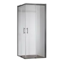 Душова кабіна без піддону Koer SR SC03-90x90x200-TR-07 прозоре скло Easy Clean 6мм, графіт (K