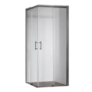 Душова кабіна без піддону Koer SR SC03-90x90x200-TR-07 прозоре скло Easy Clean 6мм, графіт (K №1