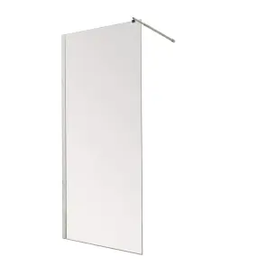 Душова перегородка Mixxus Premium FLAT SP01-120x200-TR Chrome Walk-In прозоре скло 8мм (MI685) №1