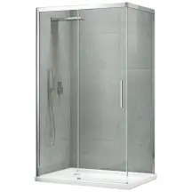 Боковая стенка для кабины Koer SR SW05-90x200-TR-01 прозрачное стекло Easy Clean 6мм, хром (KR5407)