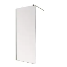 Душевая перегородка Mixxus Premium FLAT SP01-80x200-TR Chrome Walk-In прозрачное стекло 8мм (MI6849