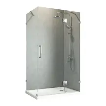 Боковая стенка для кабины Koer SR SW04-90x200-TR-01 прозрачное стекло Easy Clean 10мм, хром (KR5390