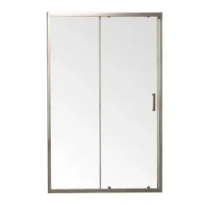 Дверь в нишу Mixxus Premium DIVERSE SD01-120x185-TR Chrome прозрачное стекло 5мм (MI6873) №1