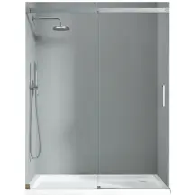 Двері в нішу Koer SR SD02-120x200-TR-01 прозоре скло Easy Clean 8мм, хром (KR5384)
