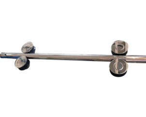Дверь в нишу Koer SR SD06-120x220-TR-01 прозрачное стекло Easy Clean 8мм, хром (KR5367) №5
