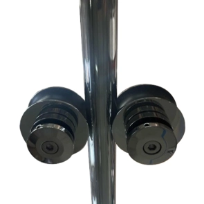 Дверь в нишу Koer SR SD06-120x220-TR-01 прозрачное стекло Easy Clean 8мм, хром (KR5367) №10