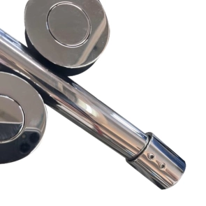 Дверь в нишу Koer SR SD06-120x220-TR-01 прозрачное стекло Easy Clean 8мм, хром (KR5367) №14