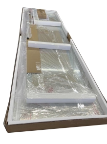 Дверь в нишу Koer SR SD06-120x220-TR-01 прозрачное стекло Easy Clean 8мм, хром (KR5367) №16