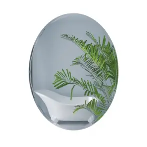 Зеркало настенное Zerix FUSION MOZ02-450x600 овальное с декором (ZX5630) №1