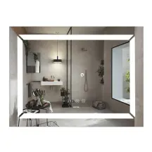 Зеркало Mixxus Light MR01-90x70 (часы, LED-подсветка, антизапотевание) (MI5999)