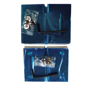 Дверь в нишу Koer SR SD04-120x200-TR-01 прозрачное стекло Easy Clean 10мм, хром (KR5387) №4