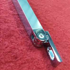 Дверь в нишу Koer SR SD04-120x200-TR-01 прозрачное стекло Easy Clean 10мм, хром (KR5387) №6