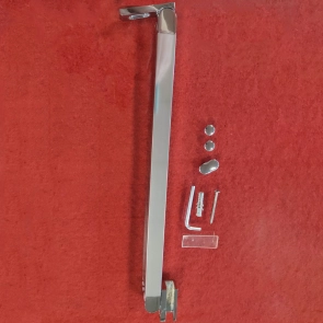 Дверь в нишу Koer SR SD04-120x200-TR-01 прозрачное стекло Easy Clean 10мм, хром (KR5387) №17