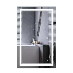 Зеркало Mixxus Premium QUADRO MR20-50x80-REVERSE (LED Touch, Anti-fog, димер) (MP6620) №1