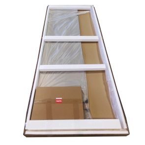 Дверь в нишу Koer SR SD04-120x200-TR-01 прозрачное стекло Easy Clean 10мм, хром (KR5387) №24