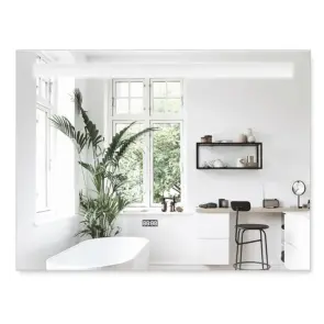 Дзеркало Mixxus Strong MR05-100x60 (годинник, LED-підсвічування, антизапотівання) (MI6009) №1